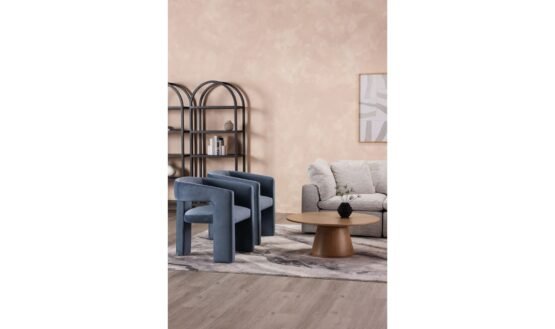 ELO CHAIR DUSTED BLUE WHITE - Image 3