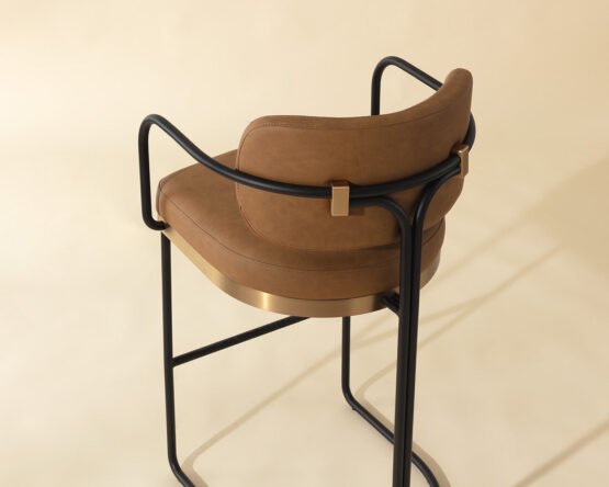 Jalen Counter Stool Milliken Cognac - Image 6