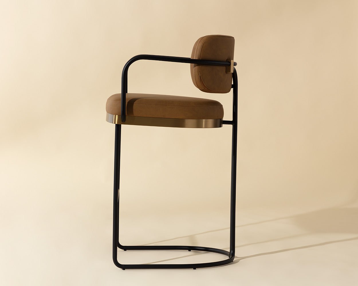 Jalen Barstool Milliken Cognac - Image 3