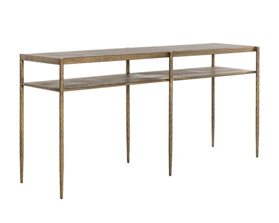 Naini Console Table Antique Brass