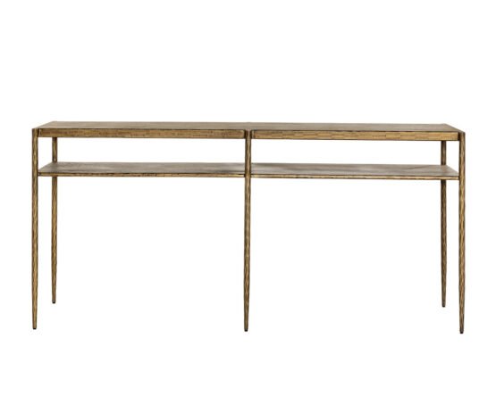 Naini Console Table Antique Brass - Image 3