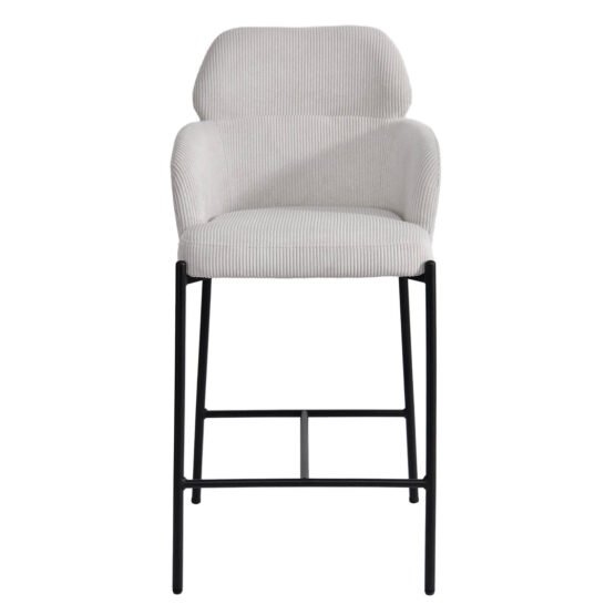 Allegra Counter Stool - Corduroy White - Image 3