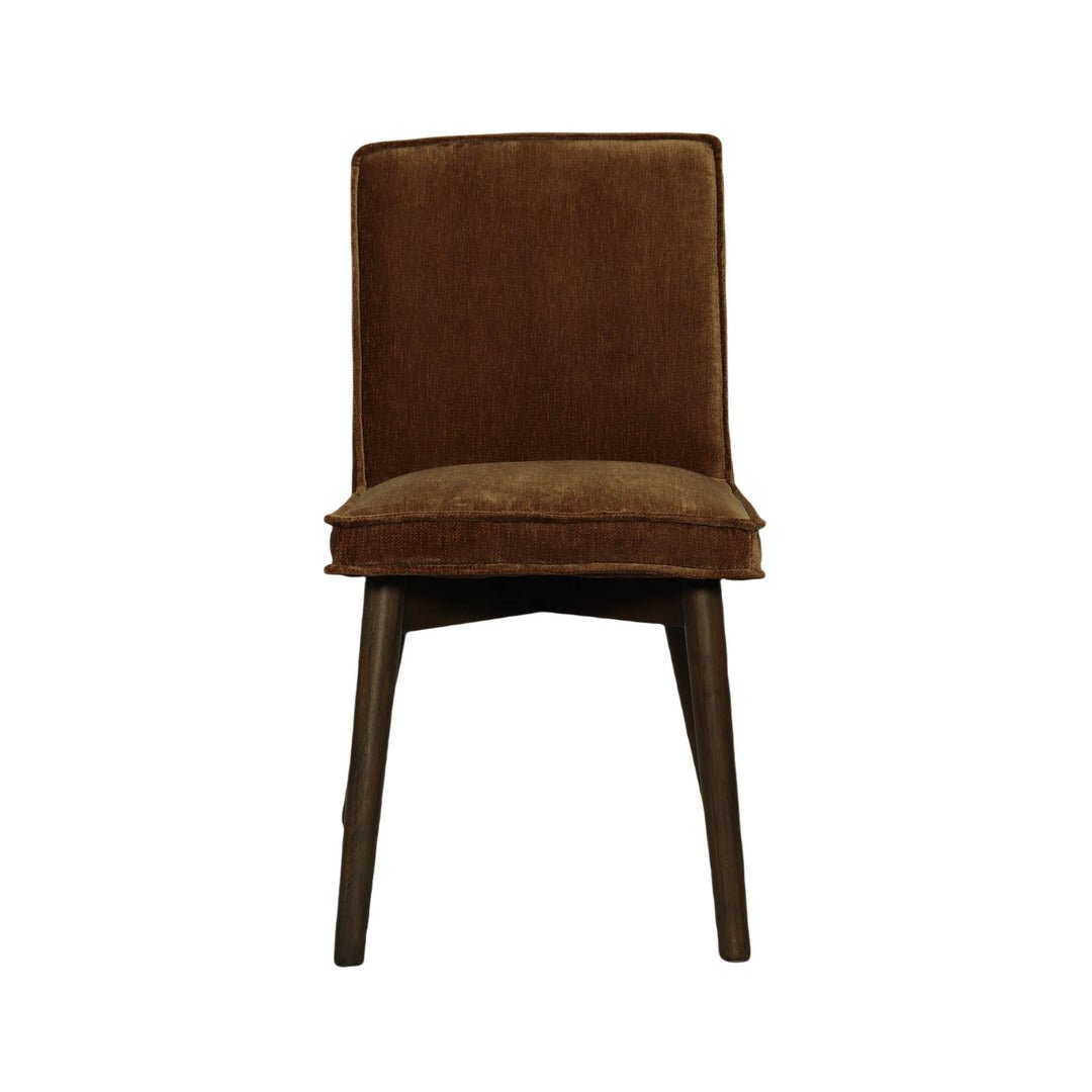 Franklyn Dining Chair - Distressed Velvet Bronze - Image 3