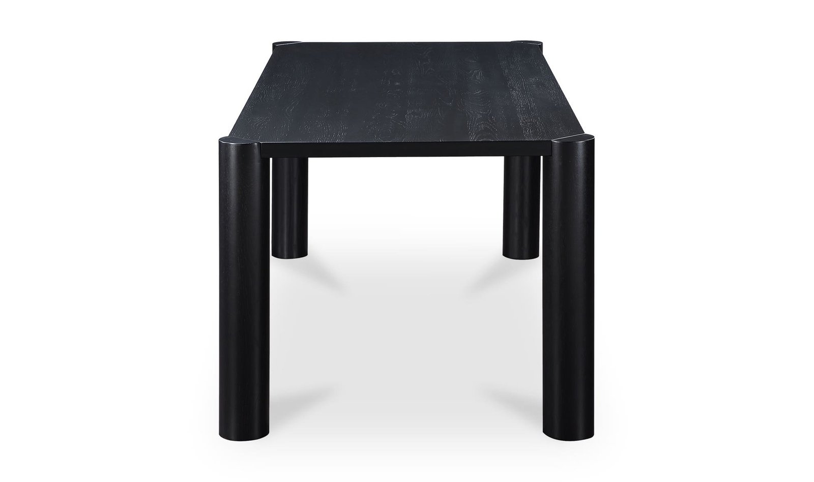 POST SMALL DINING TABLE BLACK NATURAL - Image 4
