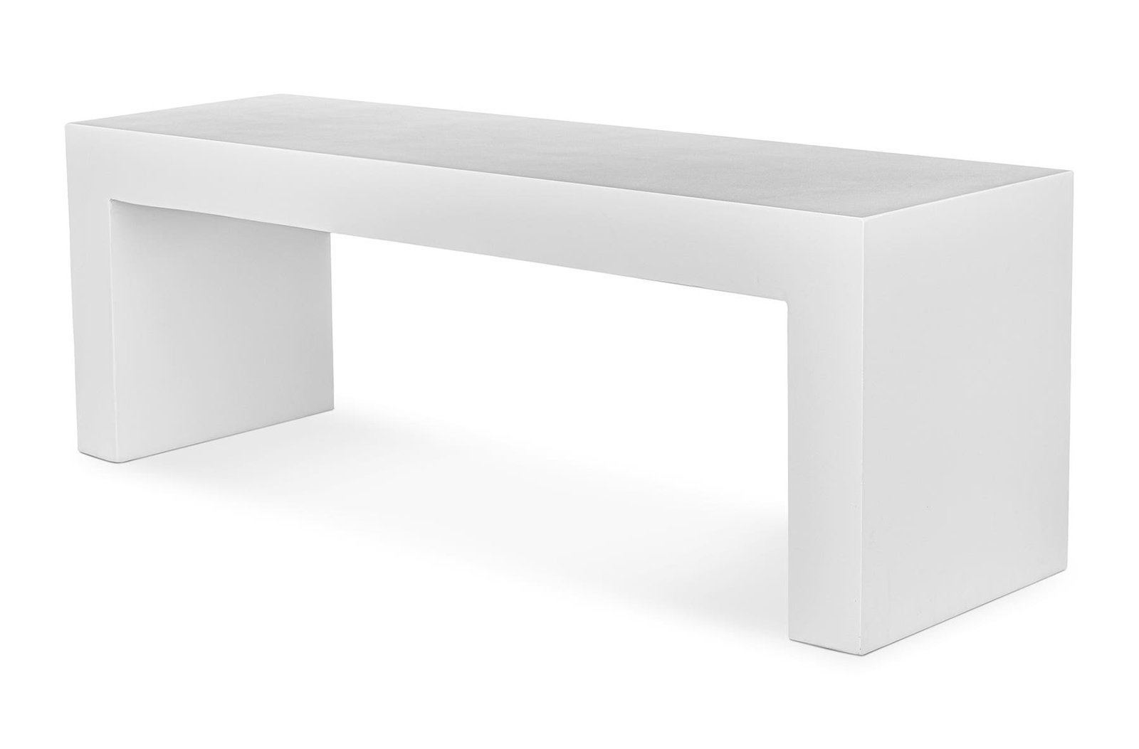 LAZARUS OUTDOOR BENCH WHITE BLACK - Image 4