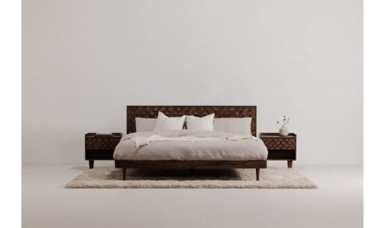 PABLO QUEEN BED BROWN - Image 2