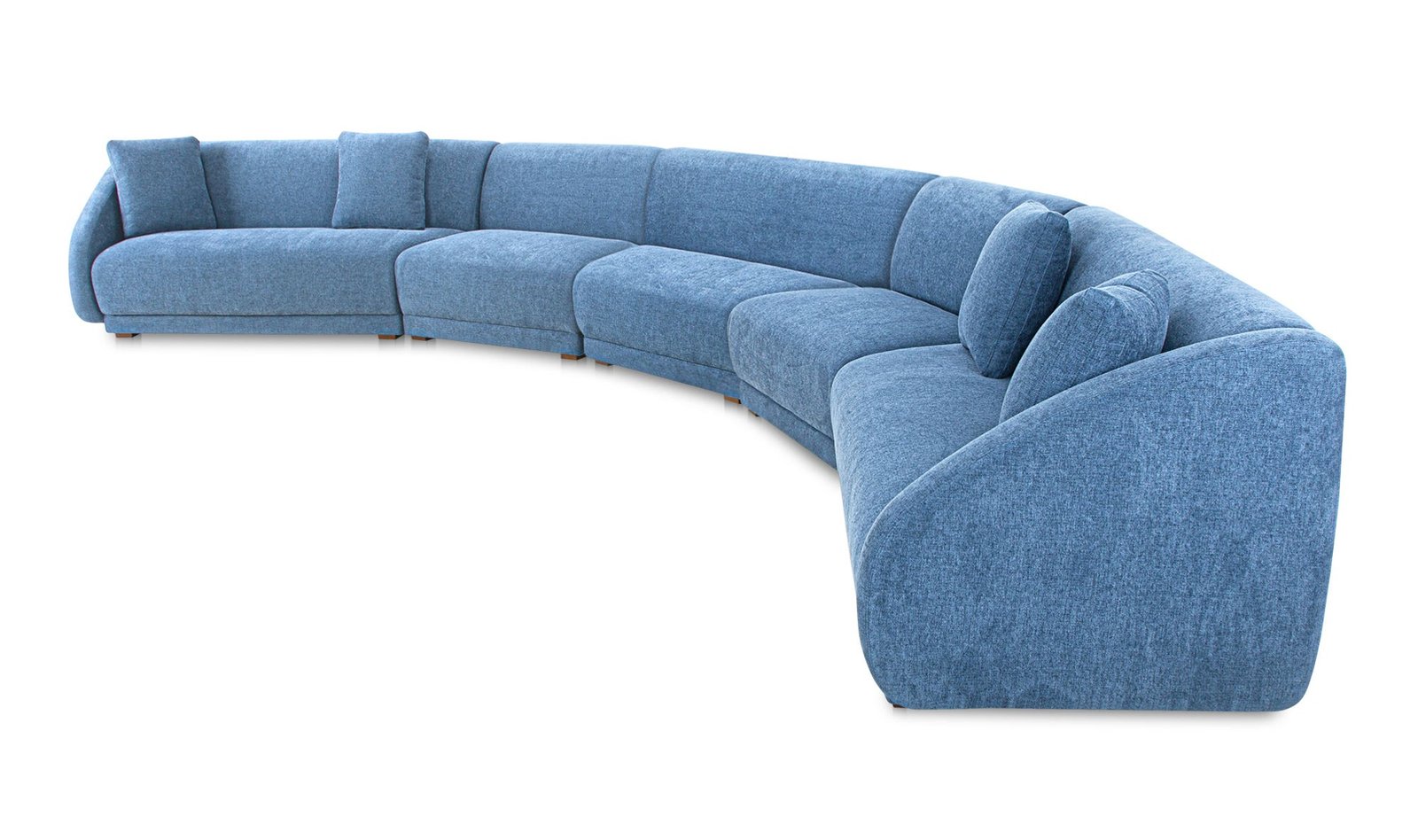 FRASER 5 PIECE MODULAR SECTIONAL DEEP BLUE - Image 4