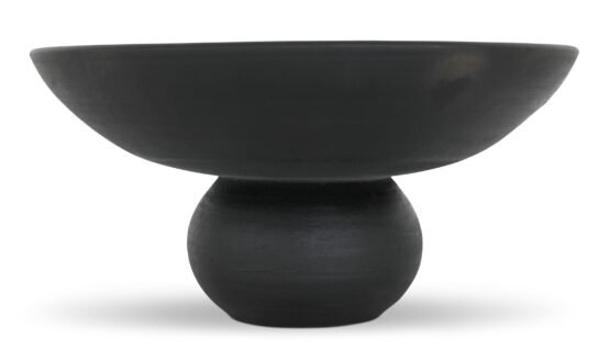 ASHA DECORATIVE BOWL TERRACOTTA BLACK - Image 2