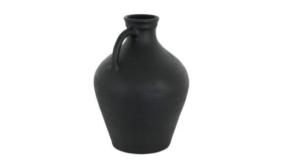 LYRA VASE TERRACOTTA BLACK - Image 2