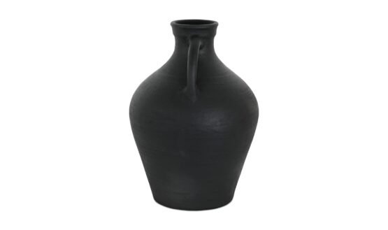 LYRA VASE TERRACOTTA BLACK - Image 3