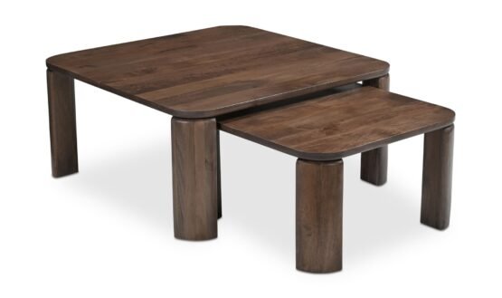 BAILEY NESTING COFFEE TABLE DEEP BROWN - Image 3