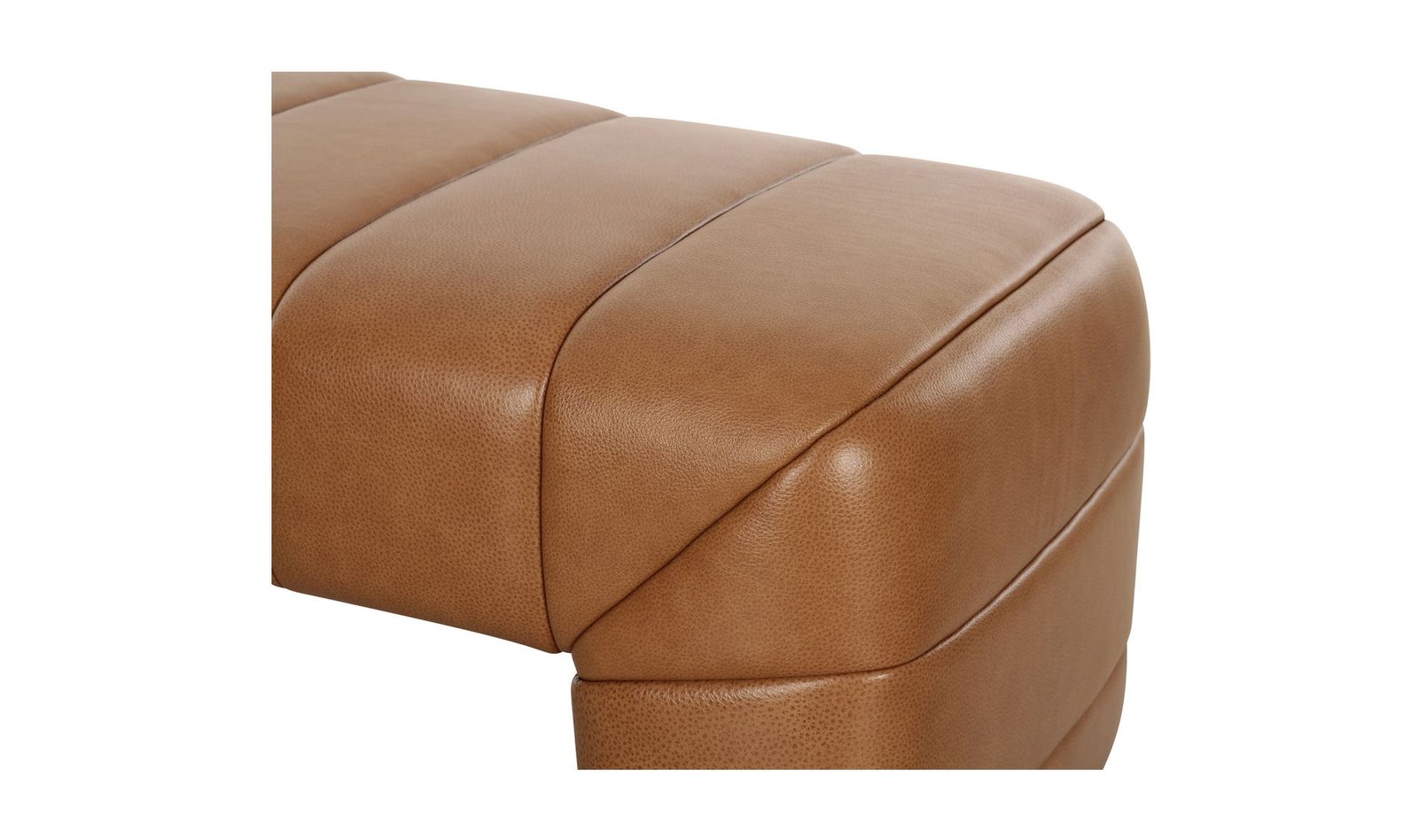 VERITY BENCH TAN LEATHER - Image 5