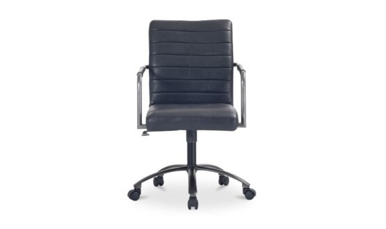 ROY OFFICE CHAIR BLACK LEATHER