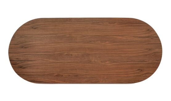 HOWARD DINING TABLE WALNUT BROWN - Image 4