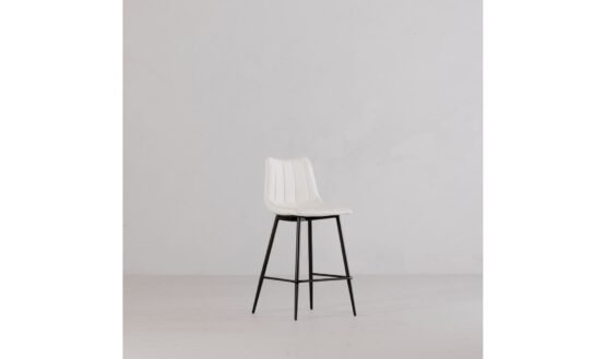 ALIBI BARSTOOL IVORY - SET OF TWO CREAM WHITE - Image 2