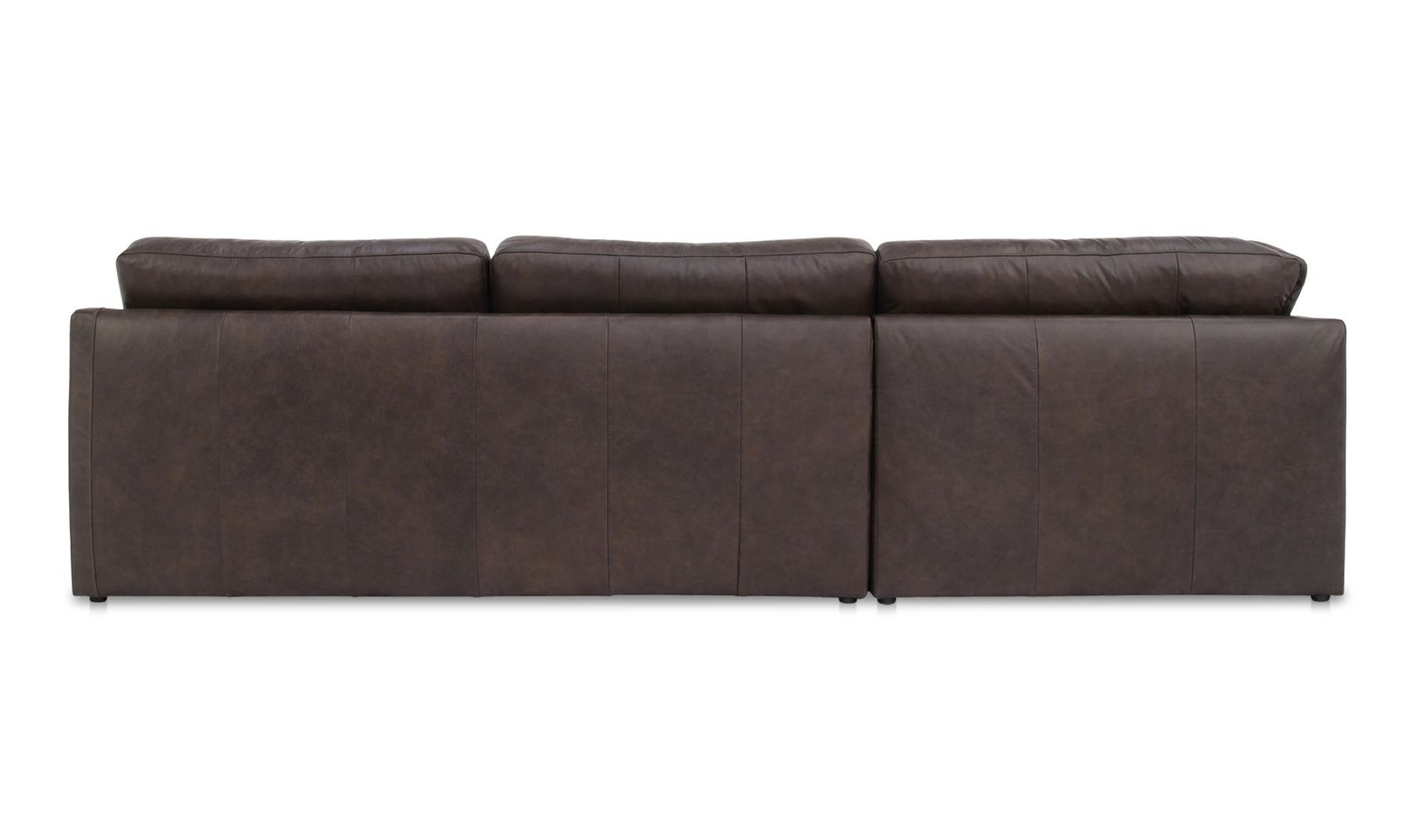 THURLOW CORNER MODULAR SECTIONAL LEATHER ESPRESSO BROWN - Image 3