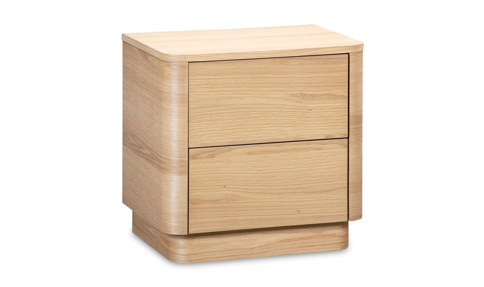 ROUND OFF TALL NIGHTSTAND NATURAL OAK - Image 4