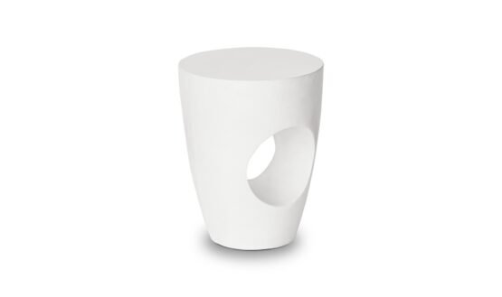 AYLARD OUTDOOR STOOL CREAM WHITE BLACK - Image 4