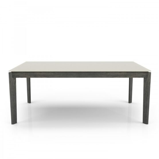 Cloe 76" DINING DINING TABLE - WOOD & GLASS