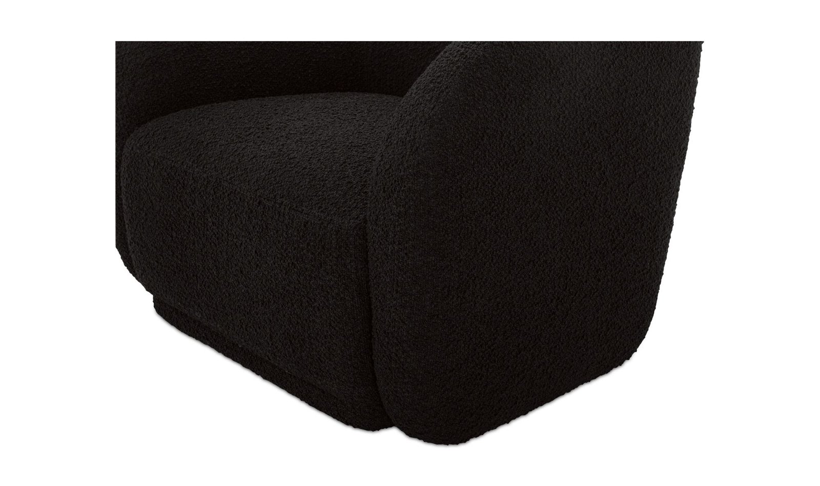 FAYE ACCENT CHAIR BLACK BOUCLE - Image 5