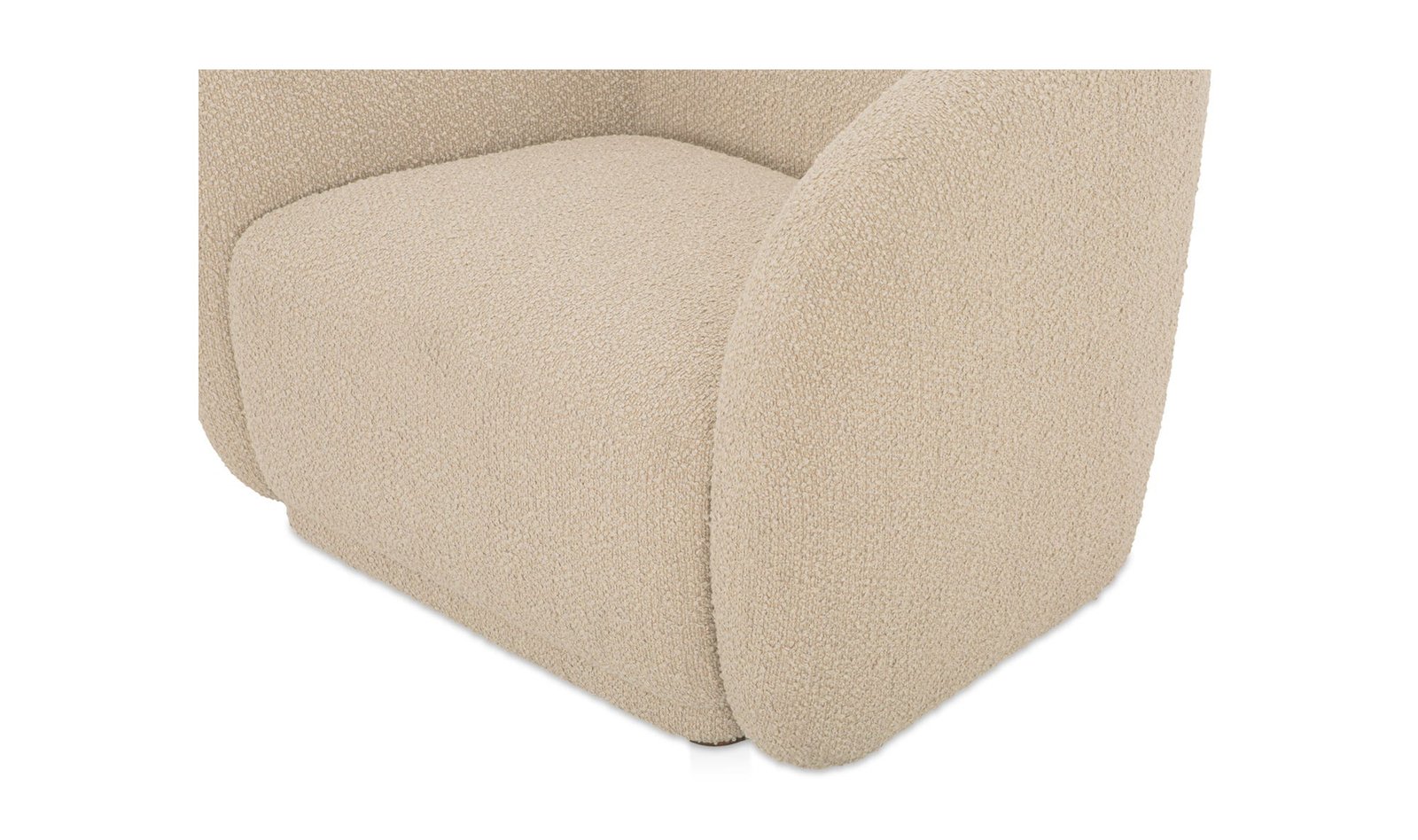 FAYE ACCENT CHAIR BEIGE BOUCLE - Image 6