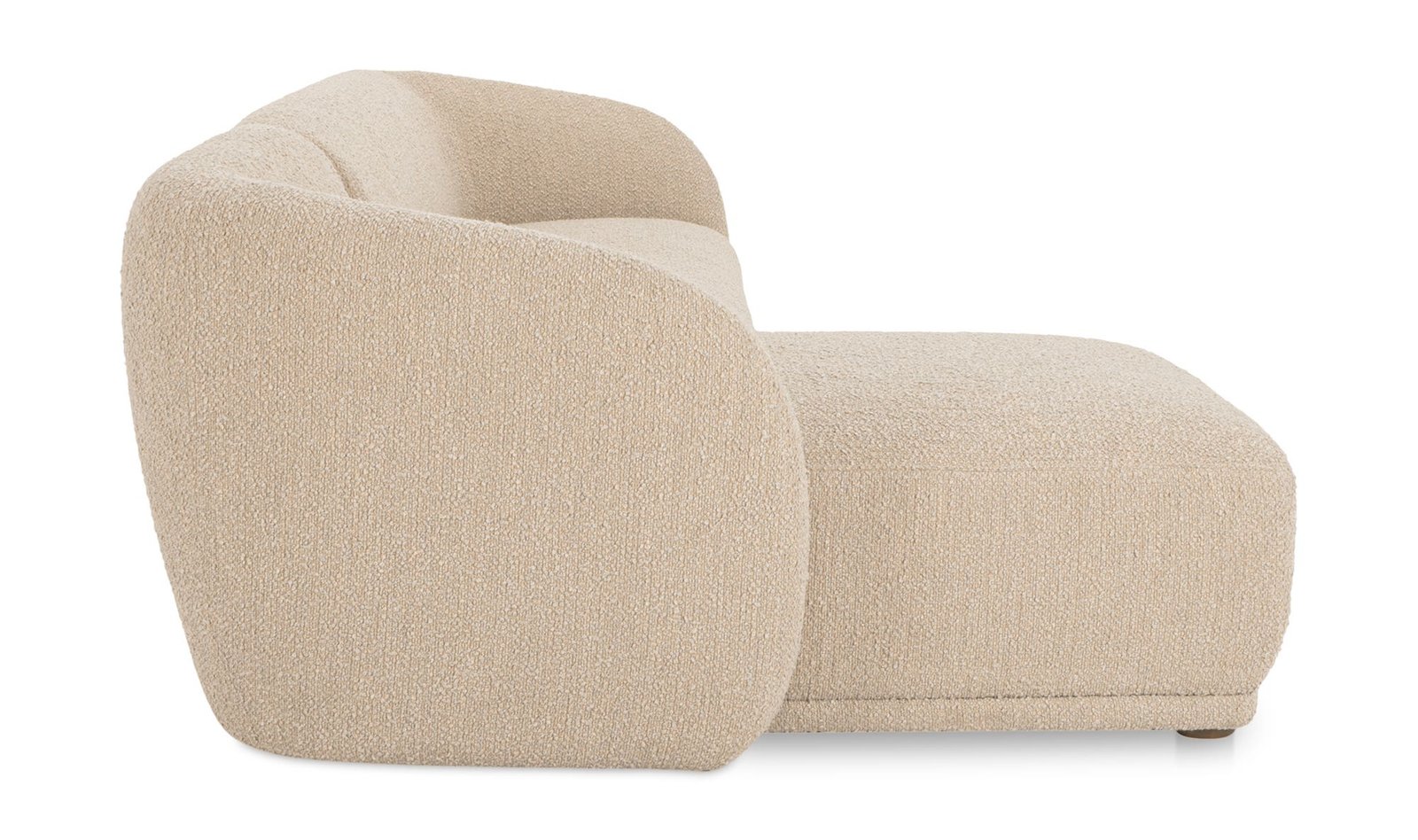 FAYE LEFT SECTIONAL BEIGE BOUCLE - Image 3