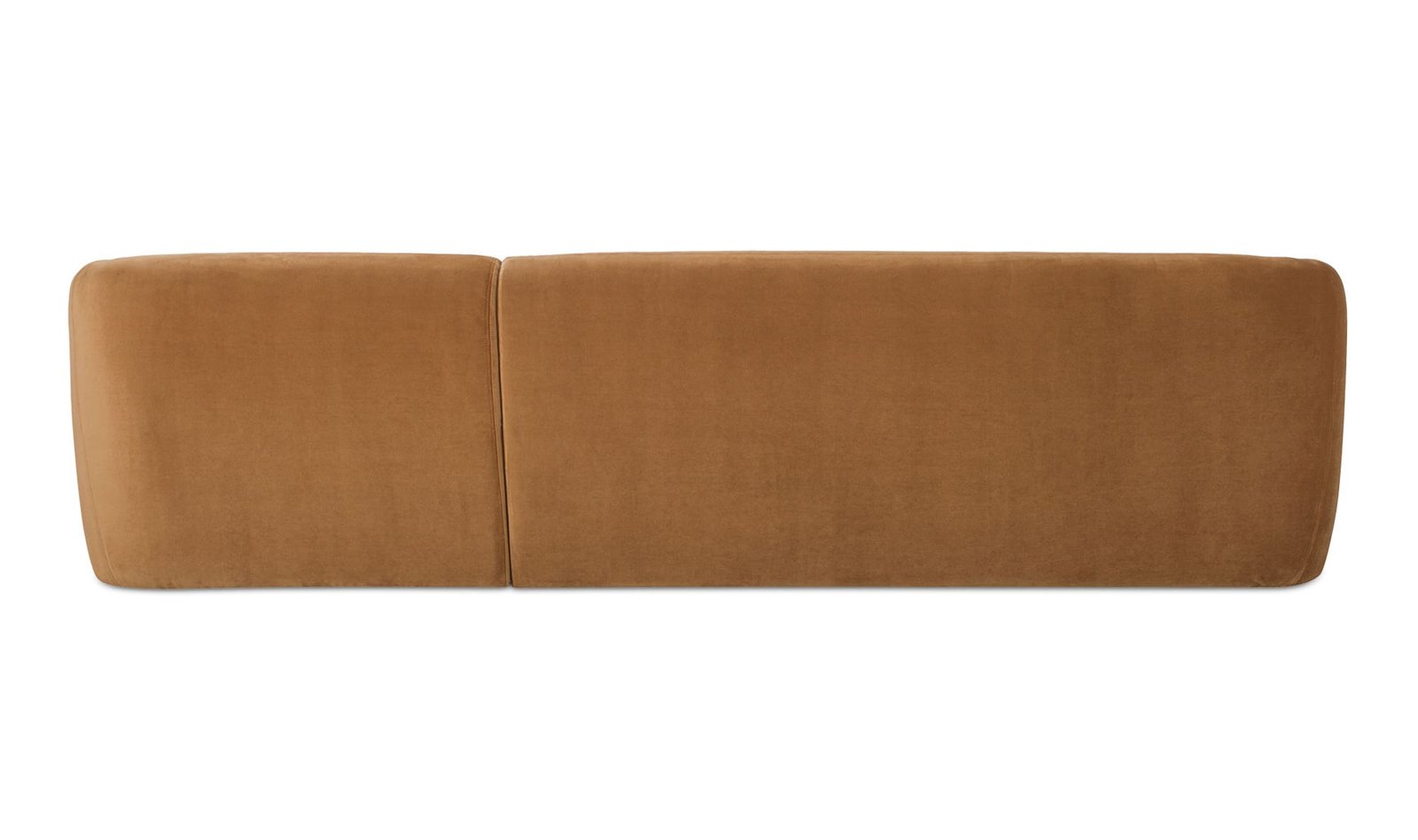 FAYE RIGHT SECTIONAL TAN FAUX MOHAIR - Image 3