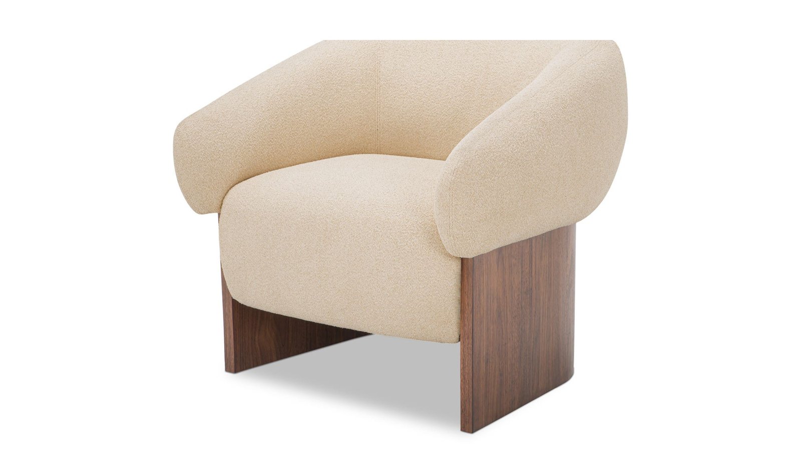 OTTO ACCENT CHAIR FLECKED CREAM - Image 5