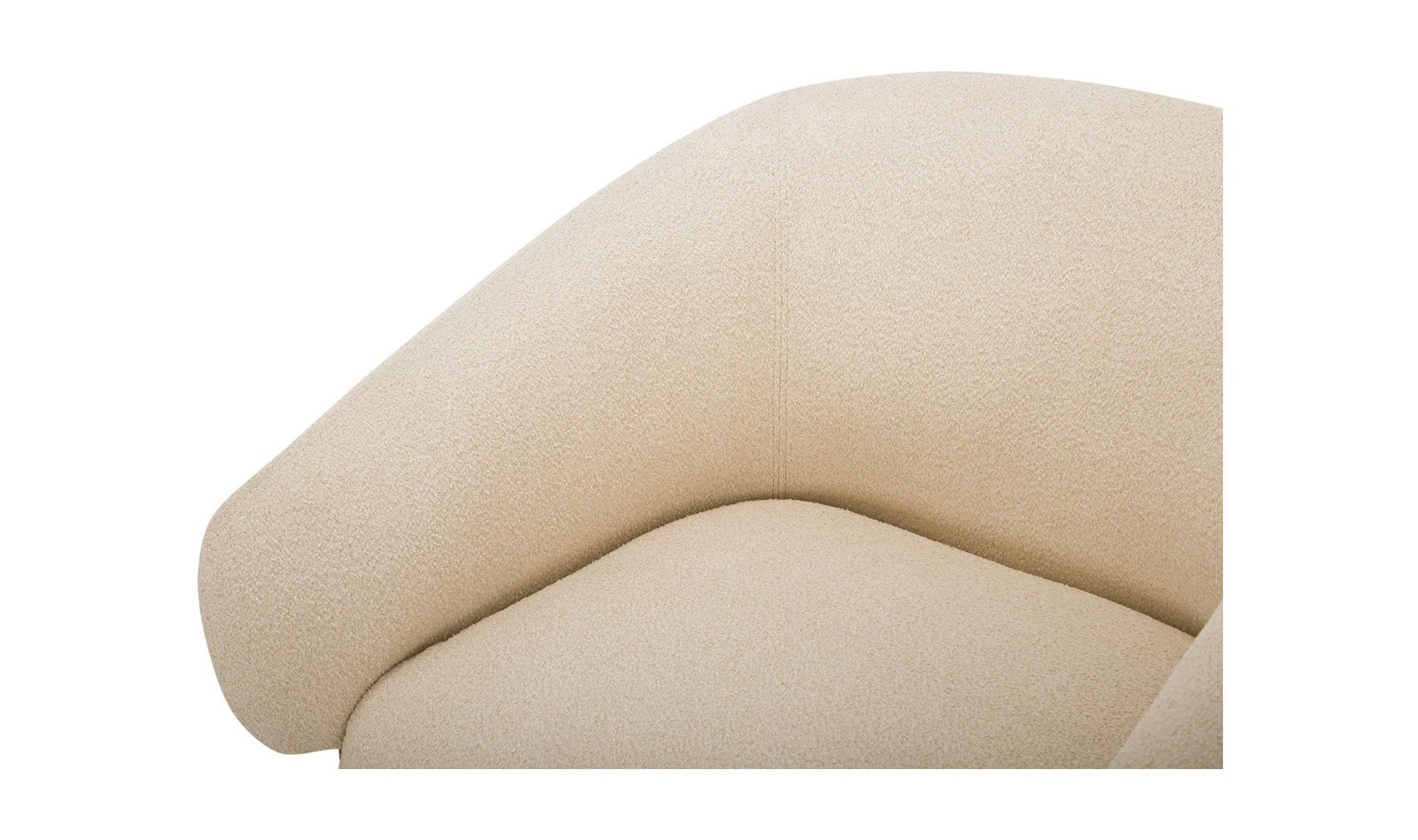 OTTO ACCENT CHAIR FLECKED CREAM - Image 6
