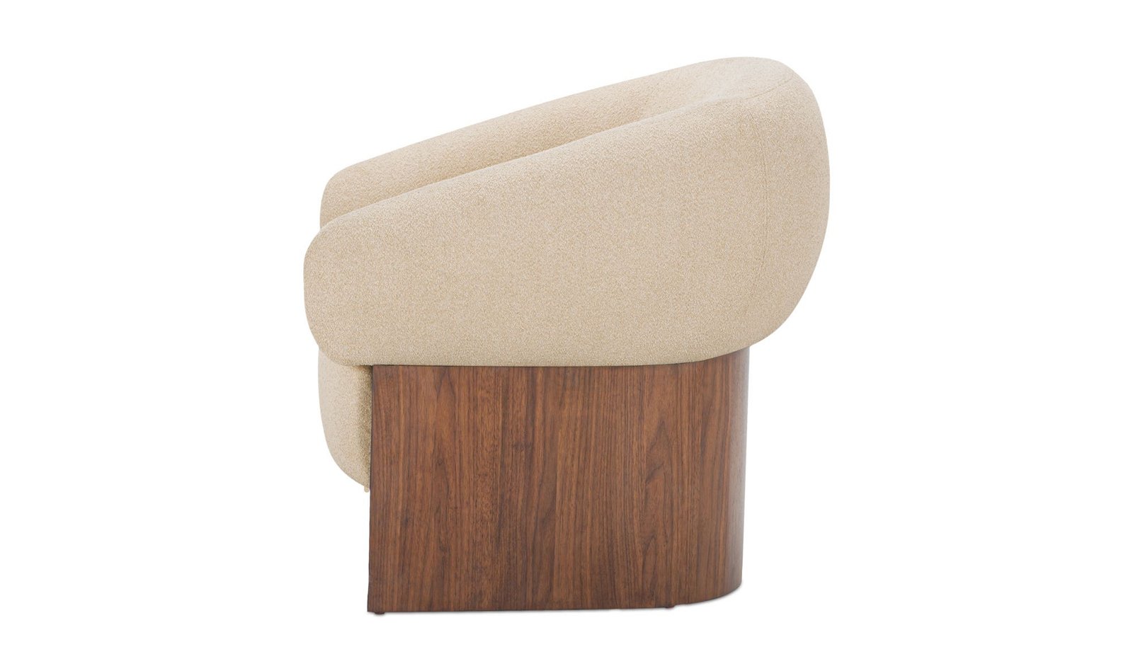 OTTO ACCENT CHAIR FLECKED CREAM - Image 3