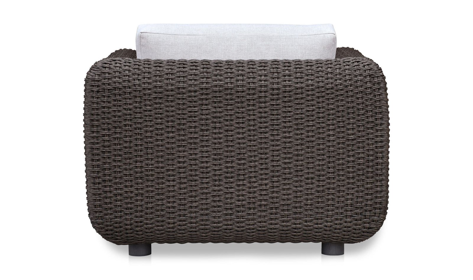 SOMA OUTDOOR ACCENT CHAIR DARK BROWN - Image 4