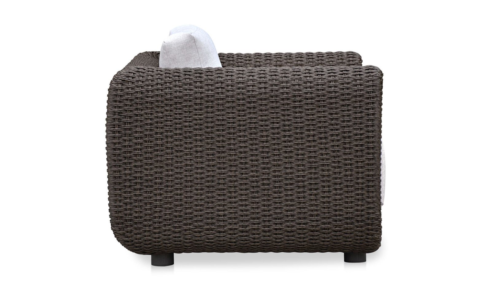 SOMA OUTDOOR ACCENT CHAIR DARK BROWN - Image 3