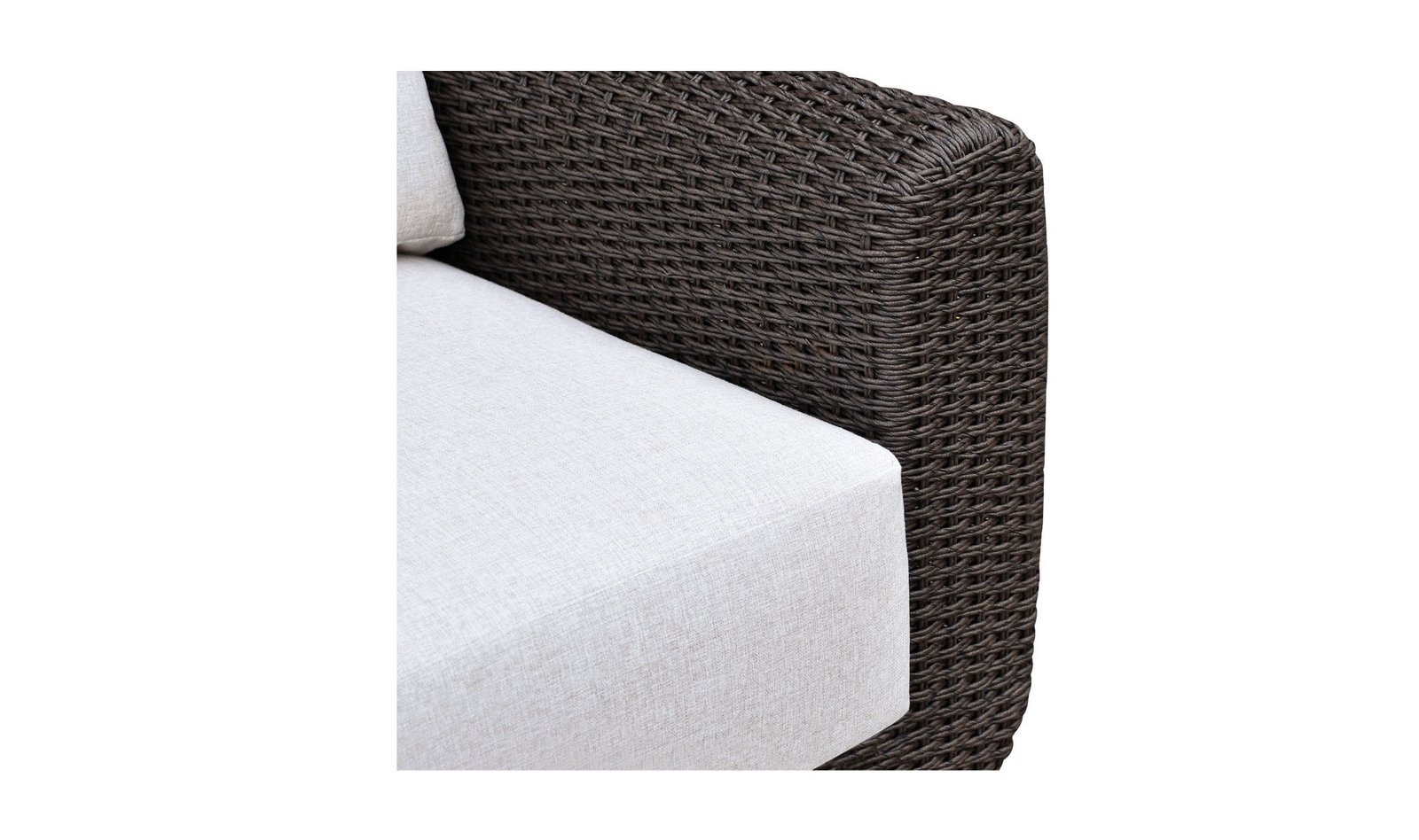 SOMA OUTDOOR SOFA DARK BROWN - Image 5