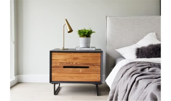 VIENNA NIGHTSTAND LIGHT BROWN - Image 2