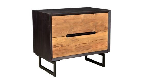 VIENNA NIGHTSTAND LIGHT BROWN - Image 3