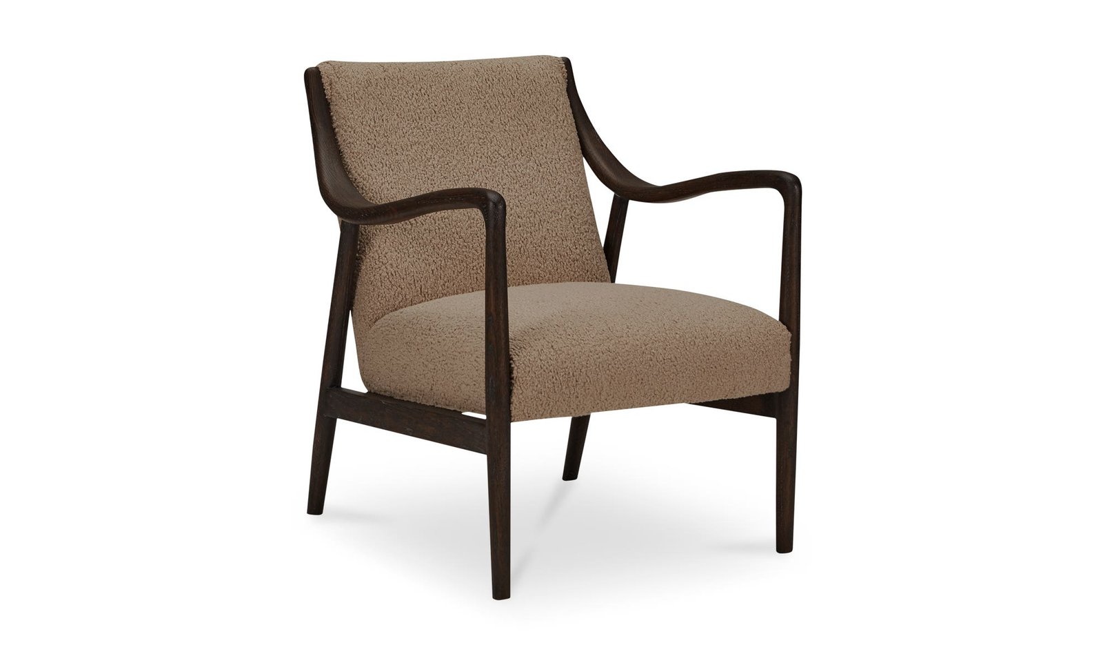 YATES ACCENT CHAIR FAUX SHEARLING BEIGE - Image 6