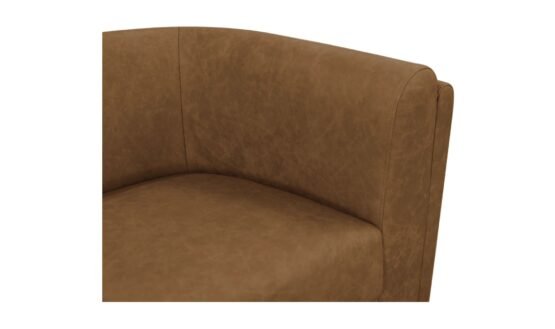 ALORA SOFA LEATHER TAN - Image 5