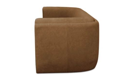 ALORA SOFA LEATHER TAN - Image 3