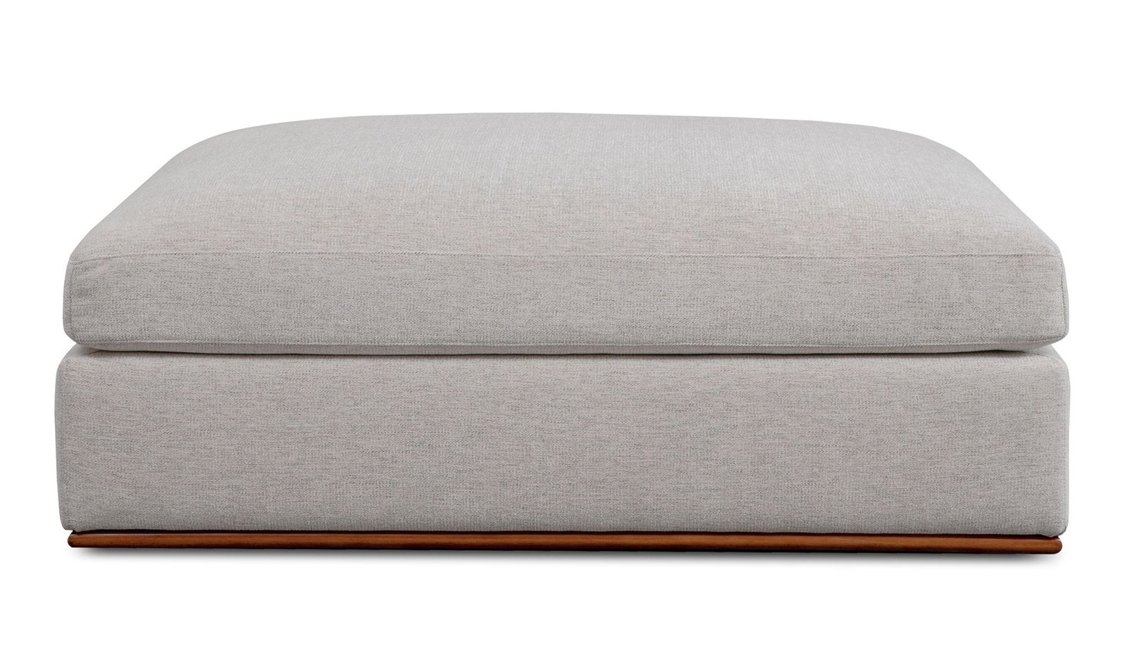 RUE OTTOMAN FLECKED GREY - Image 4