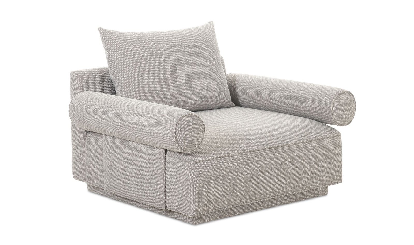 ROSELLO ARM CHAIR LIGHT GREY - Image 4