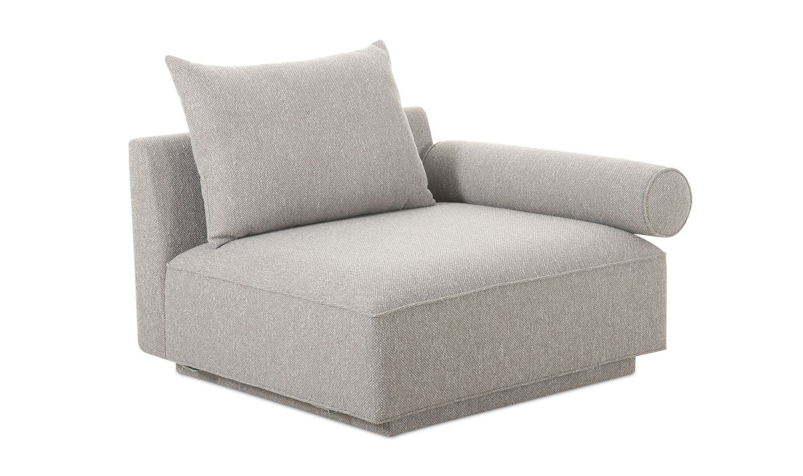 ROSELLO RIGHT ARM FACING CHAIR LIGHT GREY - Image 4