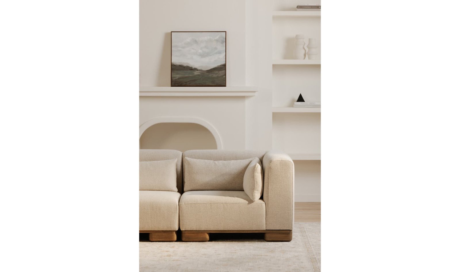 JUNE CORNER CHAIR OATMEAL - Image 5