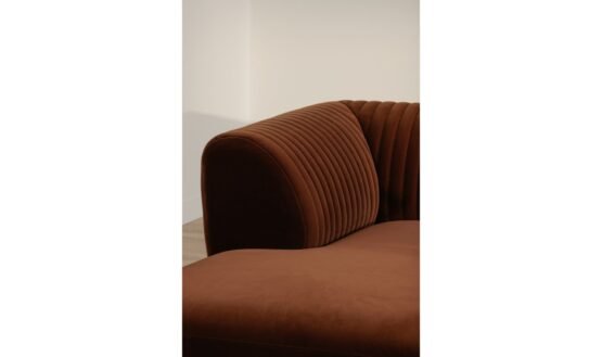ZANDRO LEFT SECTIONAL WARM BROWN - Image 5