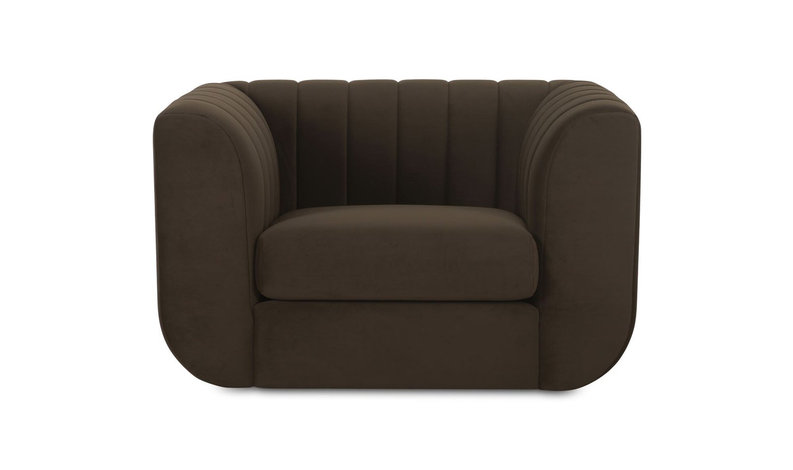 ROSY LOUNGE CHAIR DARK BROWN