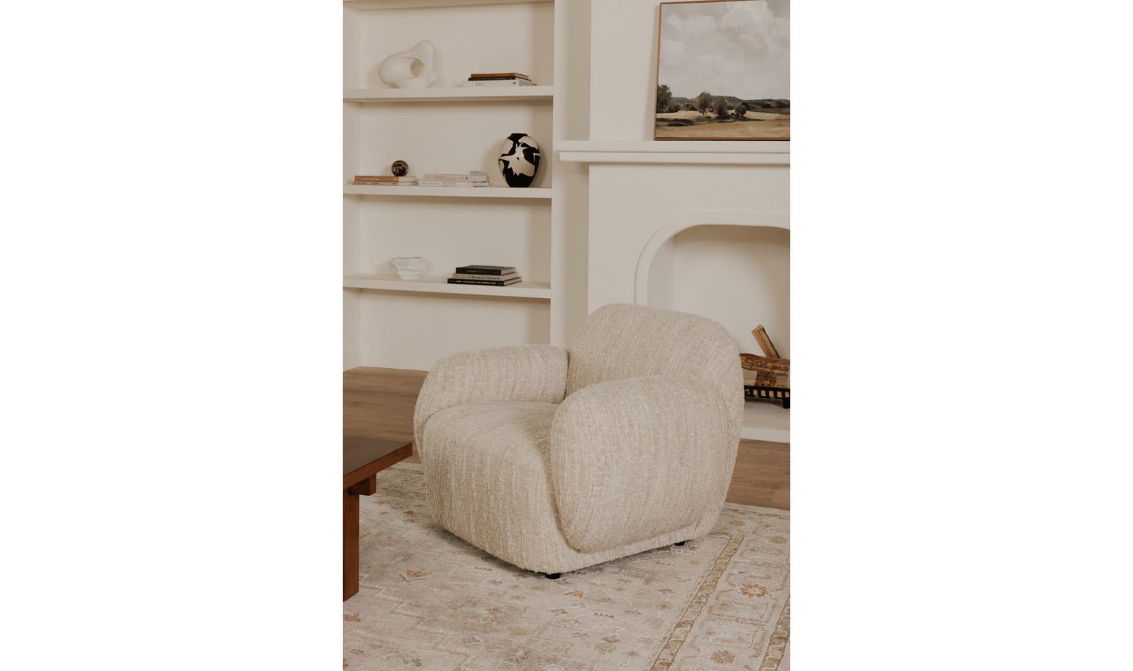 HAZEL LOUNGE CHAIR OFF WHITE - Image 3