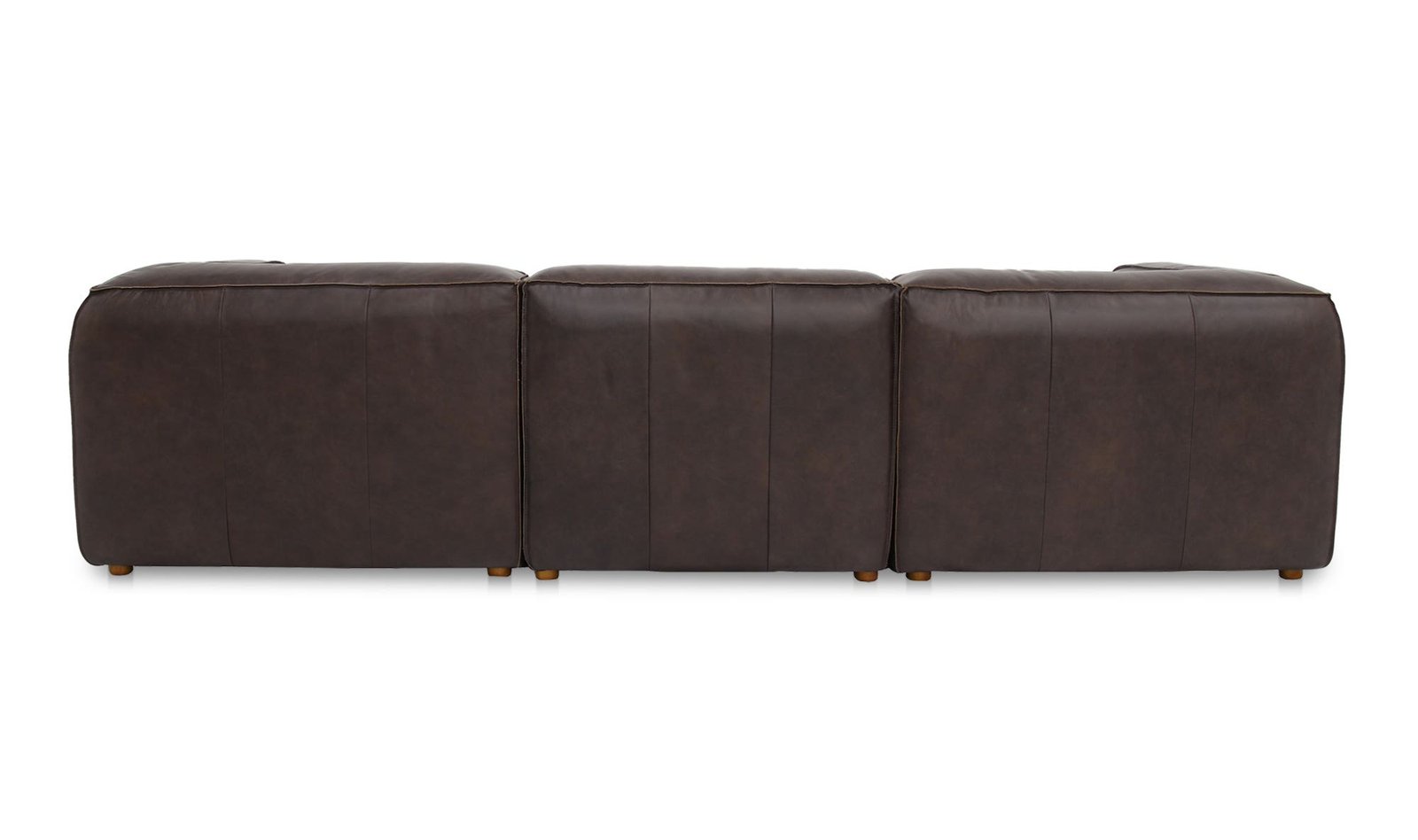 FORM SIGNATURE MODULAR SECTIONAL LEATHER ESPRESSO BROWN - Image 4