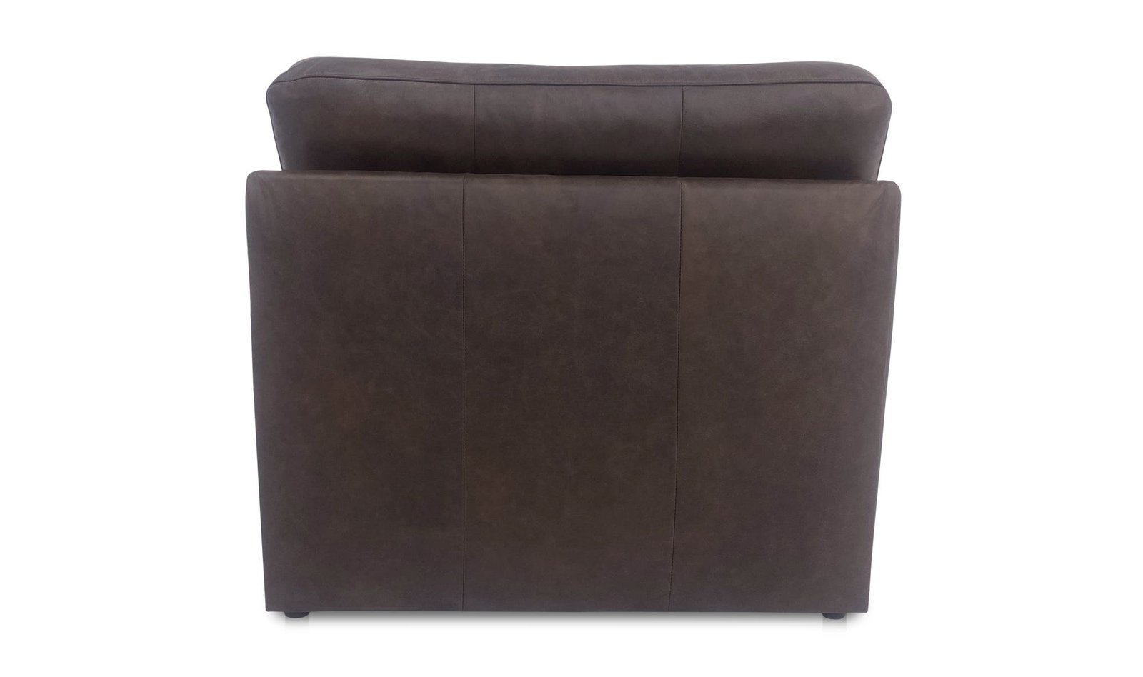 THURLOW SLIPPER CHAIR LEATHER ESPRESSO BROWN - Image 3