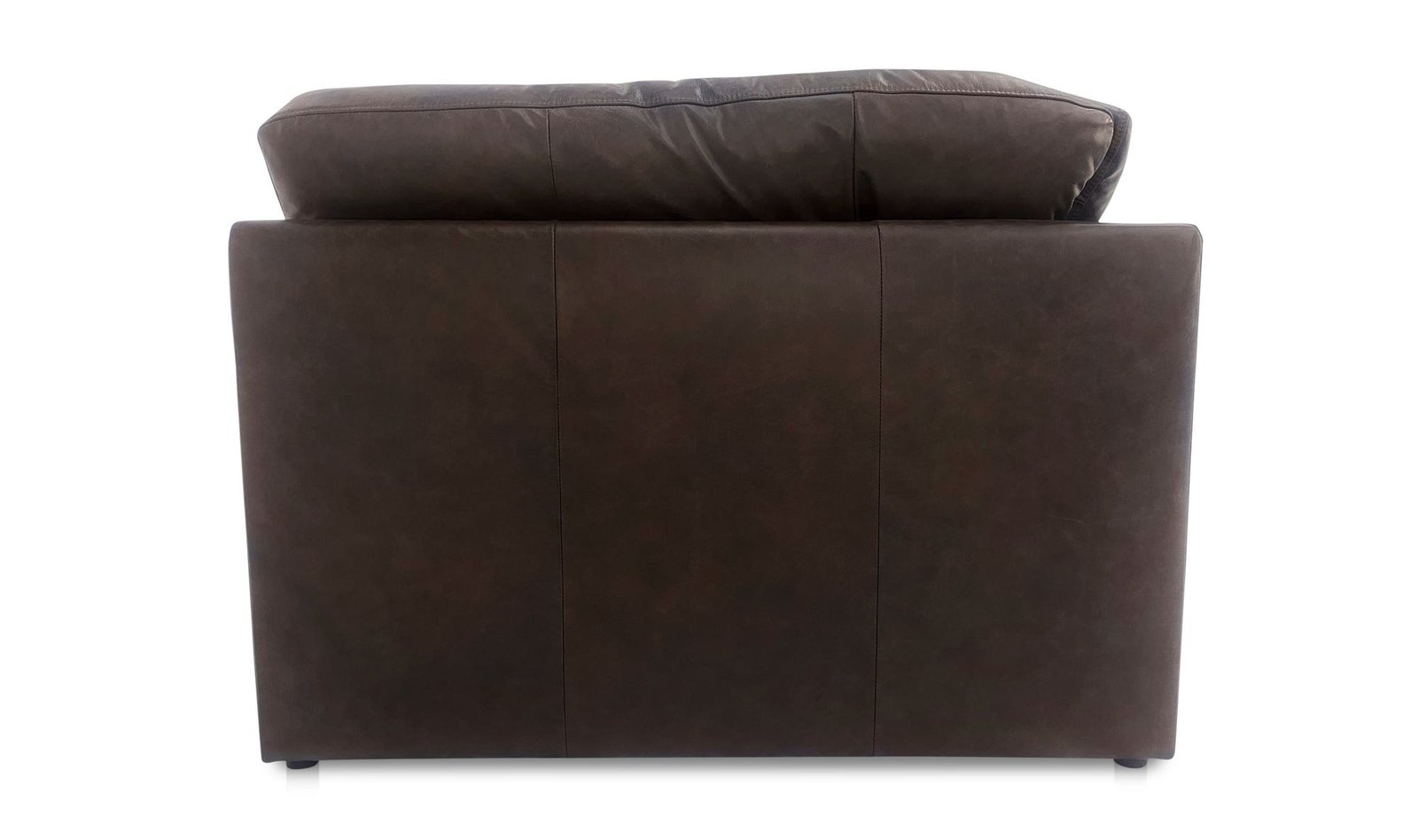 THURLOW CORNER CHAIR LEATHER ESPRESSO BROWN - Image 3