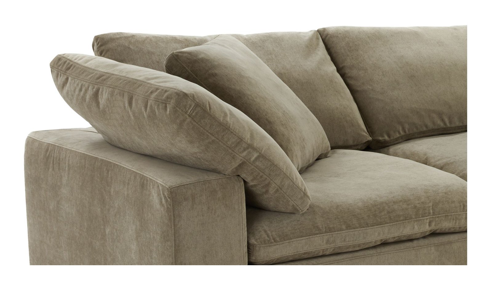 CLAY NOOK MODULAR SECTIONAL DESERT SAGE COASTSIDE SAND - Image 5
