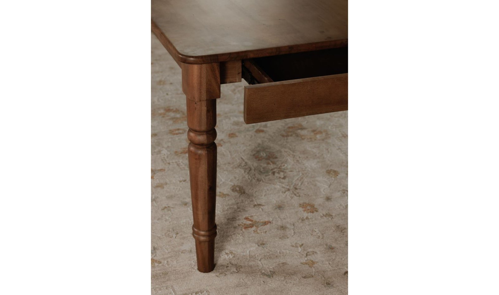 RUSSET DINING TABLE BROWN - Image 5